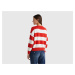 Benetton, Striped Sweater In Tricot Cotton