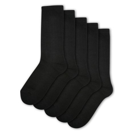 Sportovní dětské ponožky 5-Pack černé Urban Classics
