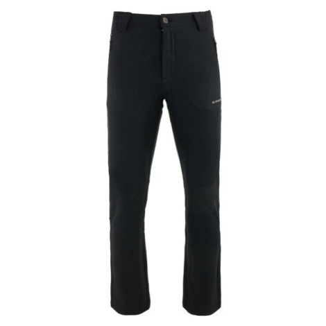 ALPINE PRO CADAR Pánské softshellové kalhoty, černá, velikost
