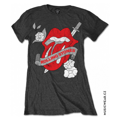 Rolling Stones tričko, Vintage Tattoo, dámské RockOff