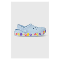 Dětské pantofle Crocs Off Court Daisy Clog bílá barva