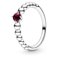 Pandora Stříbrný prsten pro ženy narozené v lednu 198867C08 54 mm
