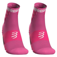 Compressport TRAINING SOCKS 2-PACK Sportovní ponožky, růžová, velikost