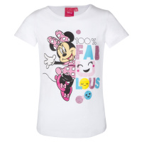 Minnie Mouse - licence Dívčí tričko - Minnie Mouse 201, bílá Barva: Bílá