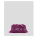 Kabelka karl lagerfeld k/signature soft shb faux fur fuchsia