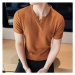 Pánské svetrové tričko s malým výstřihem do V