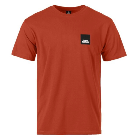 Horsefeathers MINIMALIST II Pánské tričko, červená, velikost