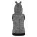 Urban Classics Ladies Melange Teddy Vest blk/wht