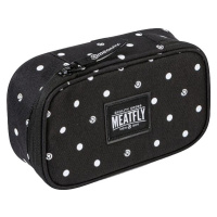 Meatfly Penál XL Pencil Case Black Dots