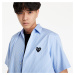 Comme des Garçons PLAY Black Heart Striped Shirt Blue/ White