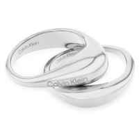 Calvin Klein Stylová souprava ocelových prstenů Elongated Drops 35000447 54 mm