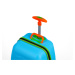 Odolný chlapecký dětský cestovní kufr WEXTA Lion Barva: Modrá