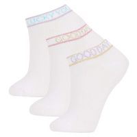 DEFACTO Girl 3-pack Cotton Booties Socks
