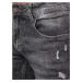 Pánské džíny s odřeninami UX4076 - ŠEDÉ