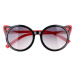 Sunmania Sunmania Červeno-černé dětské sluneční brýle "Tiger" 727586058