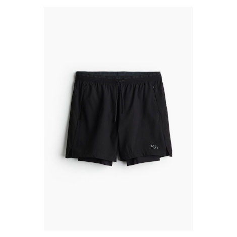 H & M - Běžecké šortky z materiálu DryMove™ - černá H&M