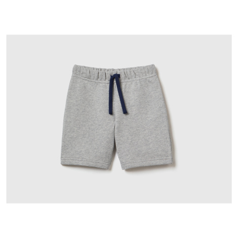 Benetton, Bermudas In 100% Organic Cotton Sweat United Colors of Benetton