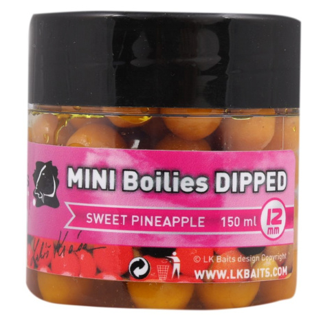 LK Baits MINI Boilies v dipu 12mm 150ml - Sweet Pineapple