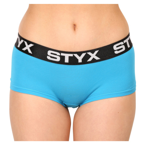 Dámské kalhotky Styx s nohavičkou světle modré (IN1169)