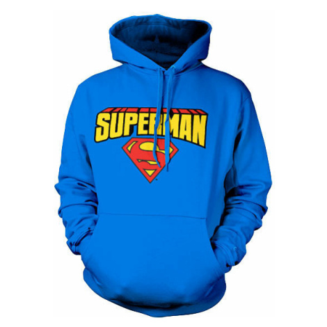 Superman mikina, Blockletter Logo, pánská HYBRIS
