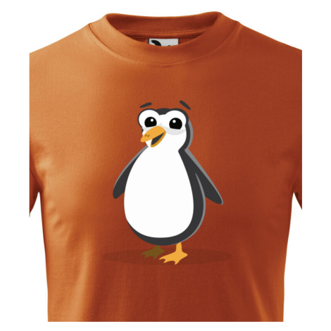 Dětské triko s potiskem Tučňáka - skvělý dárek na narozeniny či Vánoce. BezvaTriko