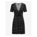 Černé dámské puntíkované šaty ONLY Verona