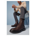 Yaya by Hotiç Brown Men's Boots & Booties