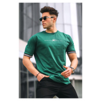 Madmext Dark Green Basic Men's T-Shirt