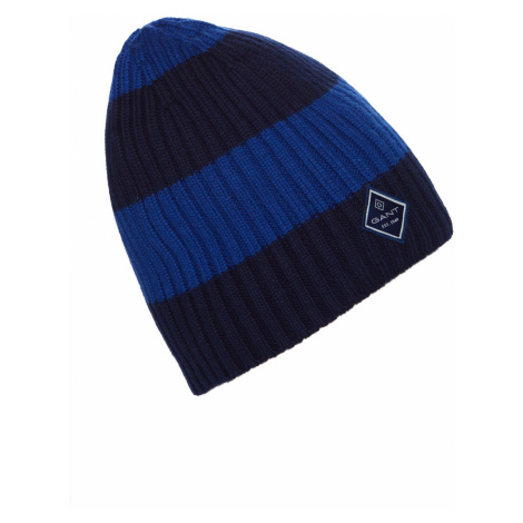 ČEPICE GANT D1. BARSTRIPE KNITTED BEANIE