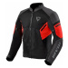 Rev'it! Jacket GT-R Air 3 Black/Neon Red Textilní bunda