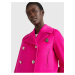 Tmavě růžový dámský vlněný kabát Tommy Hilfiger
