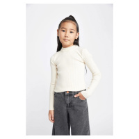 DEFACTO Girl's Crew Neck Sweater