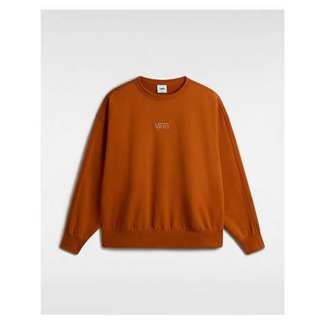VANS Premium Logo Crew Sweatshirt Men Orange, Size
