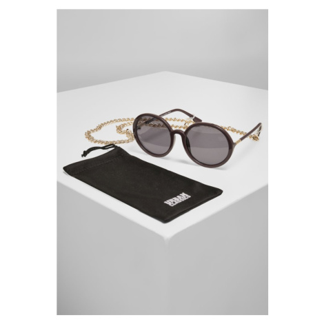 Sunglasses Cannes with Chain - cherry Urban Classics