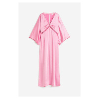 H & M - Saténové šaty - růžová