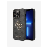 PU 4G Metal Logo iPhone 15 Pro Grey Obal na telefon Guess