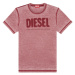 Tričko diesel t-diegor-l1 t-shirt červená