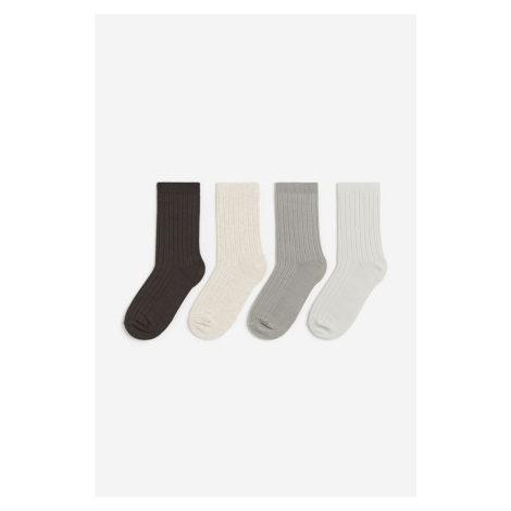 H & M - Ponožky: balení po 4 - zelená H&M