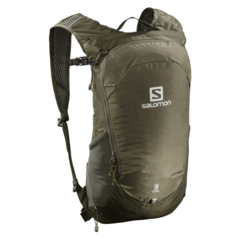 Salomon TRAILBLAZER 10 Turistický batoh, khaki, velikost