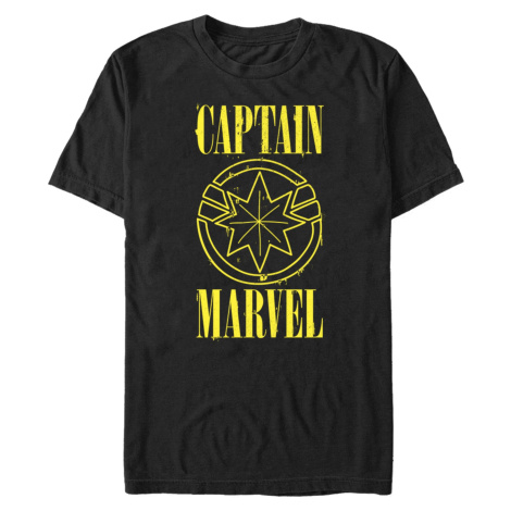 Černé pánské tričko Marvel Yellow Marvel ZOOT.FAN