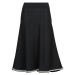 Karl Lagerfeld A LINE PEARL KNIT SKIRT Černá