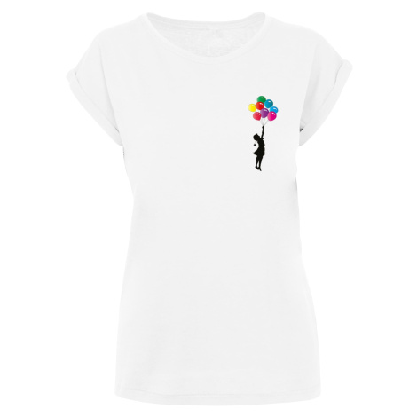 Dámské dívčí triko Floating Away bílé Merchcode