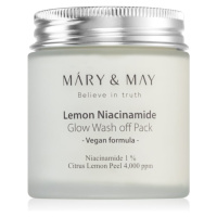 MARY & MAY Lemon Niacinamid hydratační a rozjasňující maska 125 g