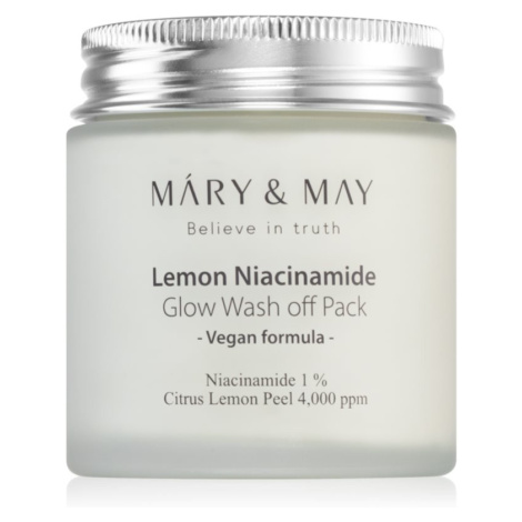 MARY & MAY Lemon Niacinamid hydratační a rozjasňující maska 125 g
