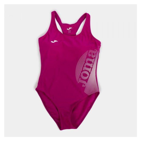 Joma Swimsuit Lake II Dark Fuchsia-White Woman