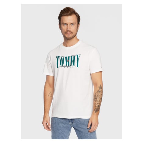 Tommy Jeans pánské bílé tričko Tommy Hilfiger