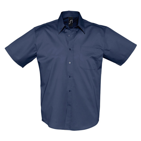 SOĽS Brooklyn Pánská košile SL16080 Námořní modrá SOL'S