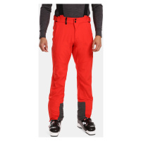 Kilpi RHEA-M Pánské softshellové lyžařské kalhoty UM0409KI Červená