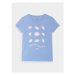 Dívčí tričko z organické bavlny 4F - denim