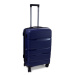 Rogal Modrá sada 3 luxusních skořepinových kufrů "Royal" - M (35l), L (65l), XL (100l)